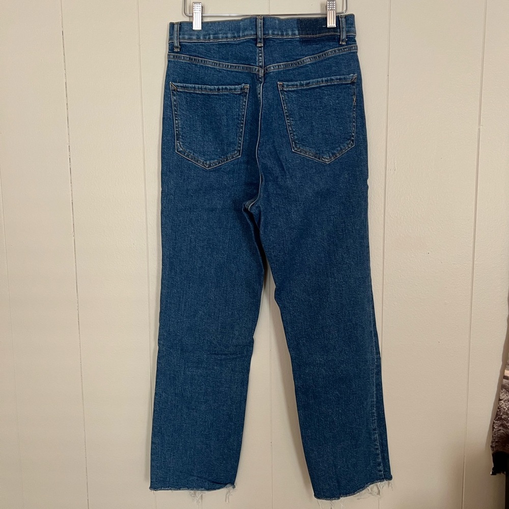 Express High Rise Straight Jeans - Picture 4 of 9